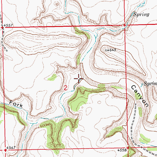 Topographic Map of West Fork Pat Canyon, CO