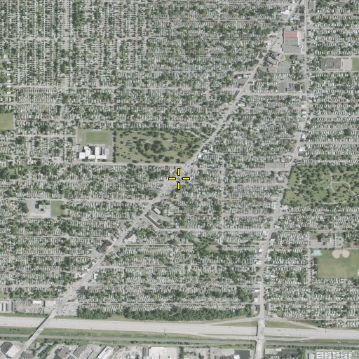 Aerial/Satellite Image of Cleveland Fire Department Station 42, OH