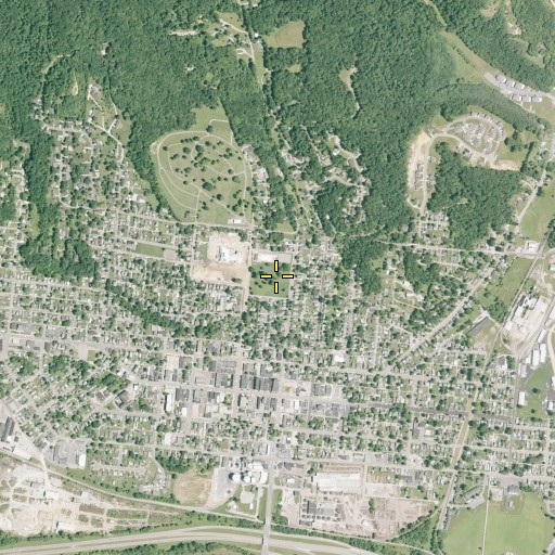 Aerial/Satellite Image of Old Logan Cemetery, OH