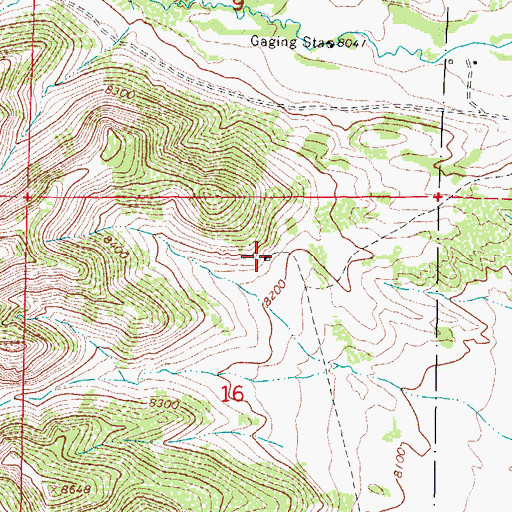 Topographic Map of Ghost Mine, CO