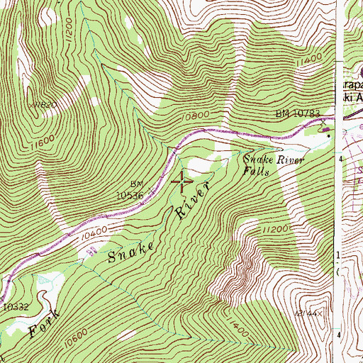 Topographic Map of No Name Gulch, CO