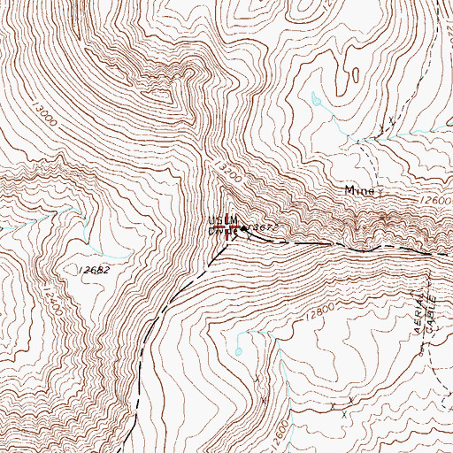 Topographic Map of Mount Tweto, CO