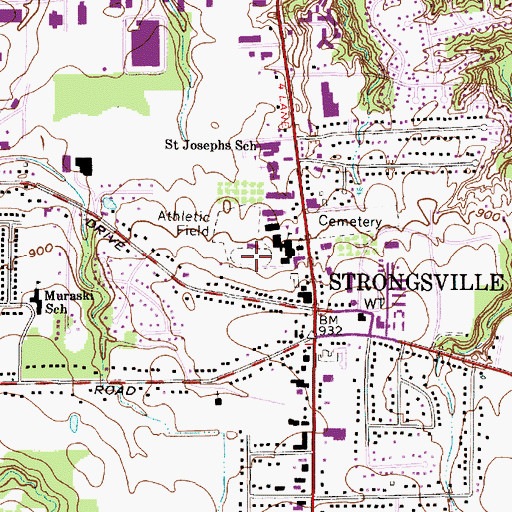 Topographic Map of Taliak Field, OH