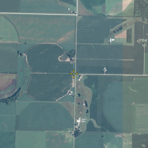 Aerial/Satellite Image of Breedlove Cemetery, IL