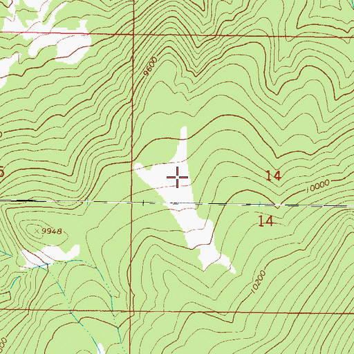 Topographic Map of Model T Park, CO