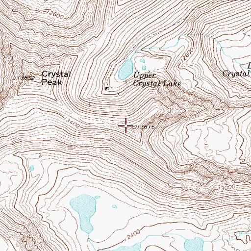 Topographic Map of Father Dyer Peak, CO