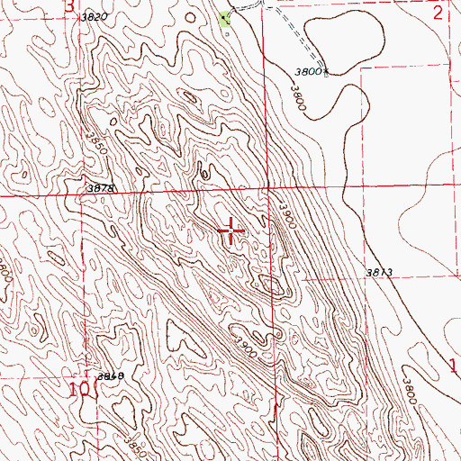 Topographic Map of Goddard Peak, CO