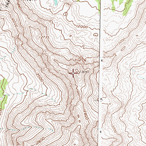 Topographic Map of Lambertson Peak, CO
