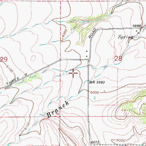Topographic Map of Sitton Corner, CO