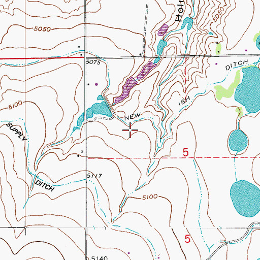 Topographic Map of Big Owl Hill, CO