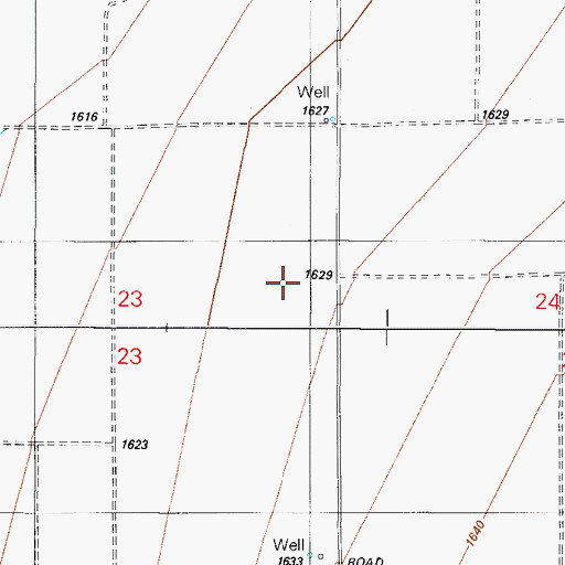 Topographic Map of Central Main Canal, AZ