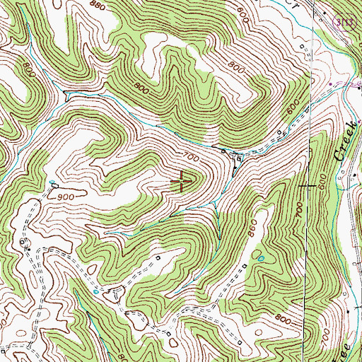 Topographic Map of Levanna Post Office (historical), OH
