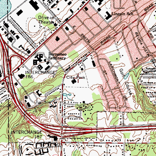 Topographic Map of Coulby Park, OH