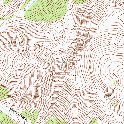 Topographic Map of Mount Machebeuf, CO