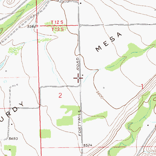 Topographic Map of Juniata Ditch, CO