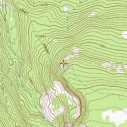 Topographic Map of Cebolla Trail, CO