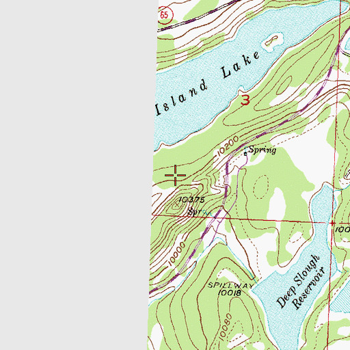 Topographic Map of Little Bear Campground, CO