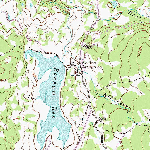 Topographic Map of Bureau of Reclamation Office, CO