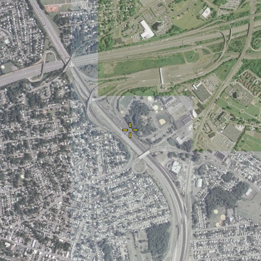 Aerial/Satellite Image of Interchange 128, NJ