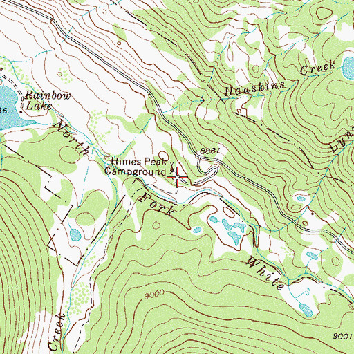 Topographic Map of Big Fish Trailhead, CO