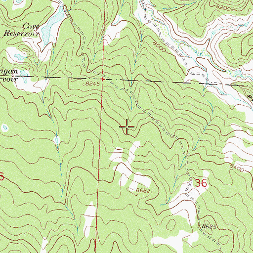 Topographic Map of Morapos Trailhead, CO