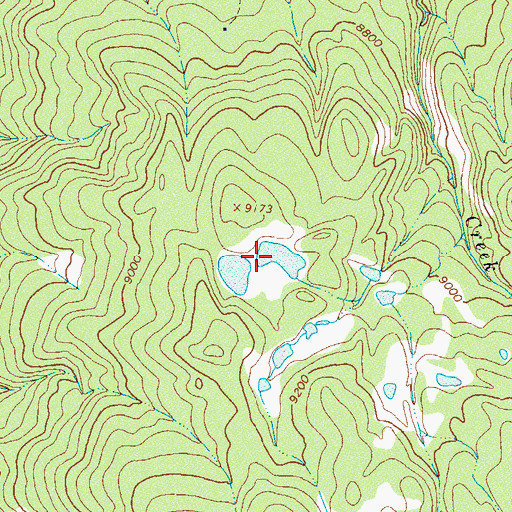 Topographic Map of Wet Park, CO