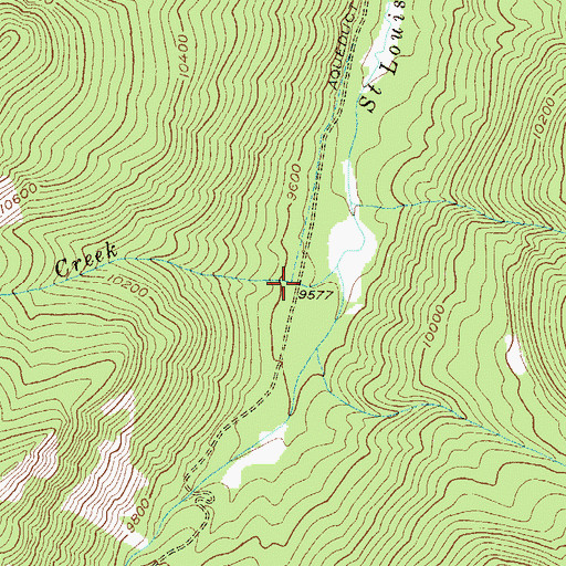 Topographic Map of Fraser Experimental Forest, CO