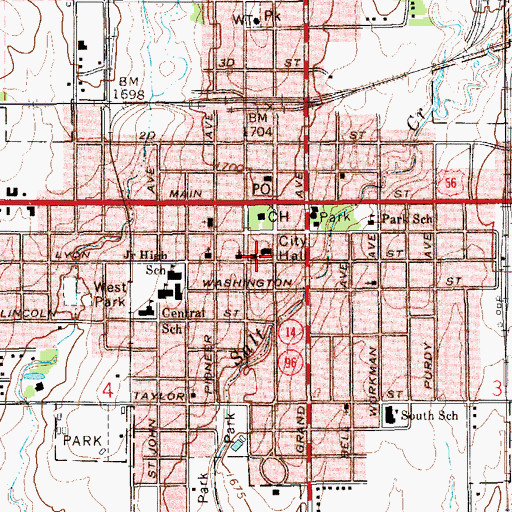 Topographic Map of Coronado - Quivira Museum, KS