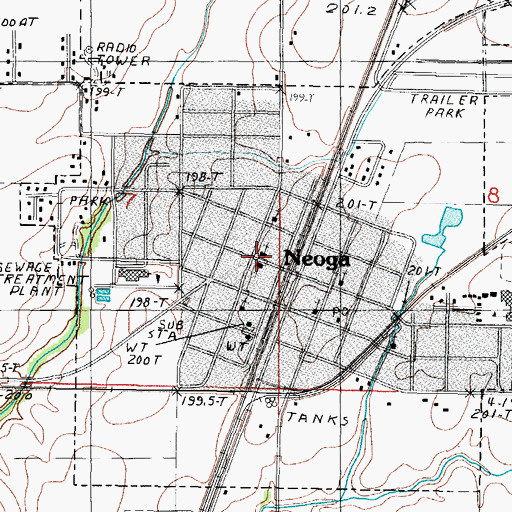 Topographic Map of Grace United Methodist Church, IL
