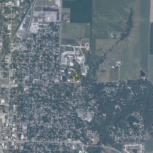 Aerial/Satellite Image of Stoddard Hall, IL