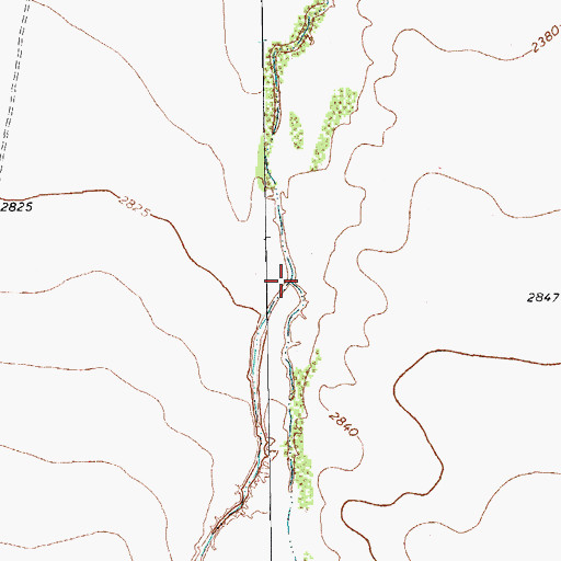 Topographic Map of Cato Draw, TX