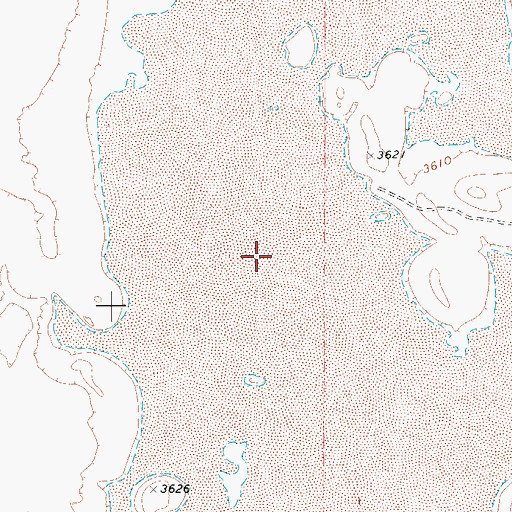 Topographic Map of Sailt Lake, TX