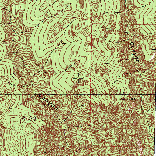 Topographic Map of Nogales Cliff House, NM