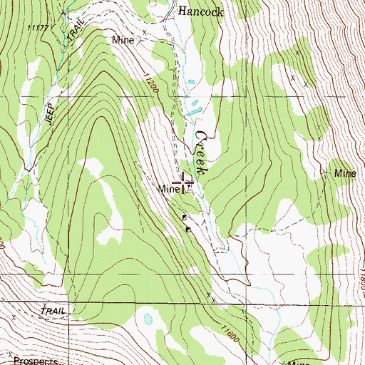 Topographic Map of Stonewall (historical), CO