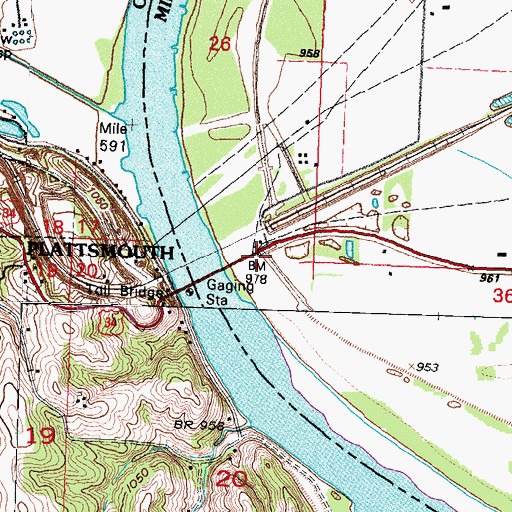 Topographic Map of Junction City Post Office (historical), IA