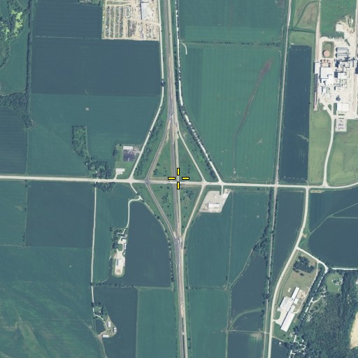 Aerial/Satellite Image of Interchange 42, IA