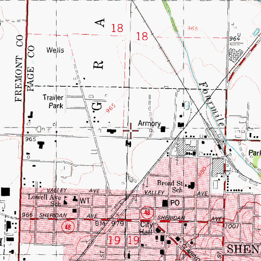 Topographic Map of Morning Star School (historical), IA