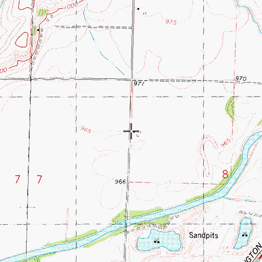 Topographic Map of Reorganized Church of Jesus Christ of Latter Day Saints, IA