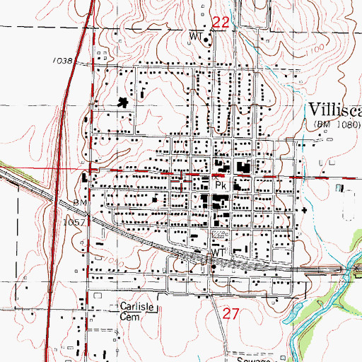 Topographic Map of Advent Christian Church, IA