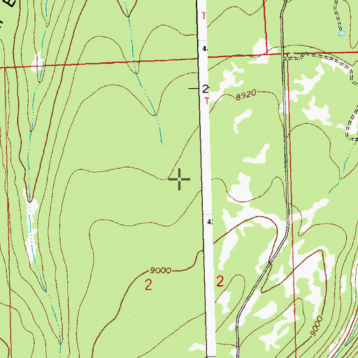 Topographic Map of Devils Cow Camp, CO