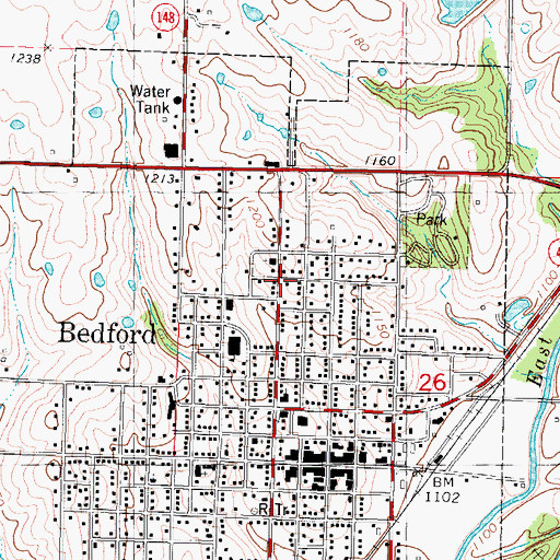 Topographic Map of Family Practice Clinic, IA
