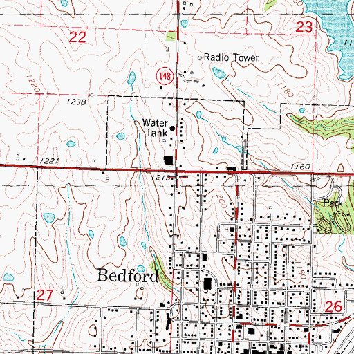 Topographic Map of Revelation Light of Jesus Christ Church, IA