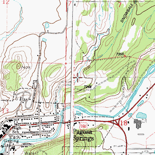 Topographic Map of Horse Gulch, CO