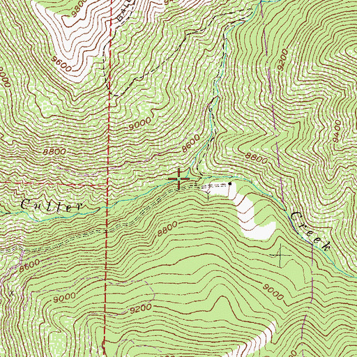 Topographic Map of Storm Gulch, CO