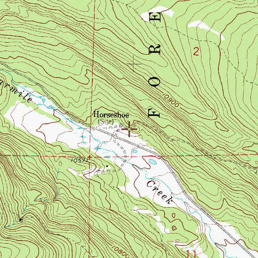 Topographic Map of East Leadville, CO
