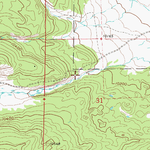 Topographic Map of Duguesne Smelter, CO