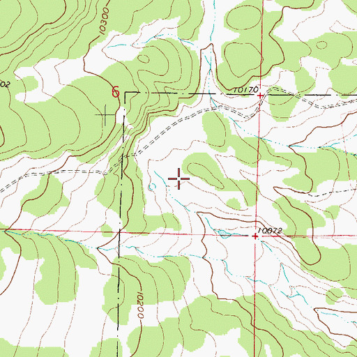 Topographic Map of Sacramento Ditch, CO