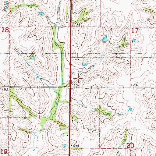 Topographic Map of Triple S Exotic Animal Park, IA