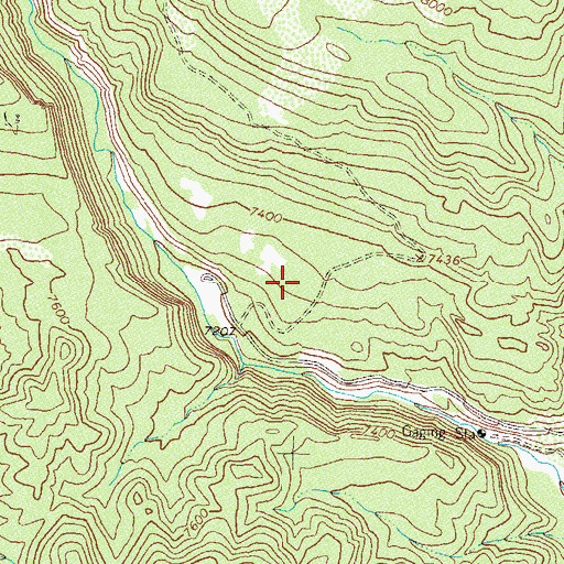 Topographic Map of Junction Creek Campground, CO