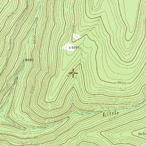 Topographic Map of Low Reservoir, CO